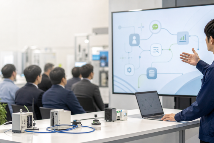 AIエージェント活用セミナーをイメージした製造業向けDXのアイキャッチ画像